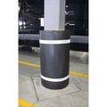 Innoplast, Inc 44"H x 60"W Soft Nylon Column Protector - Black Cover/White Tapes CW-60-BKW